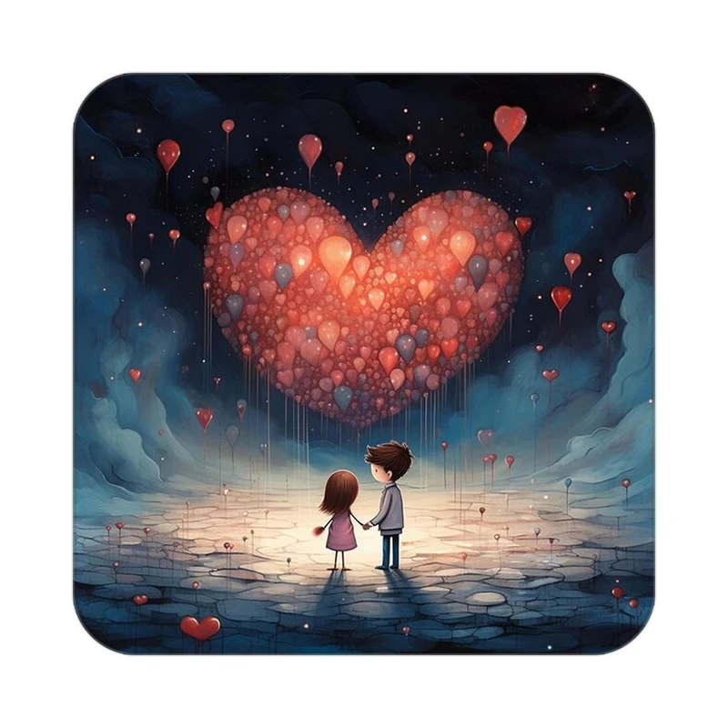 زیر لیوانی کاکتی مدل عاشقانه کد mp12465