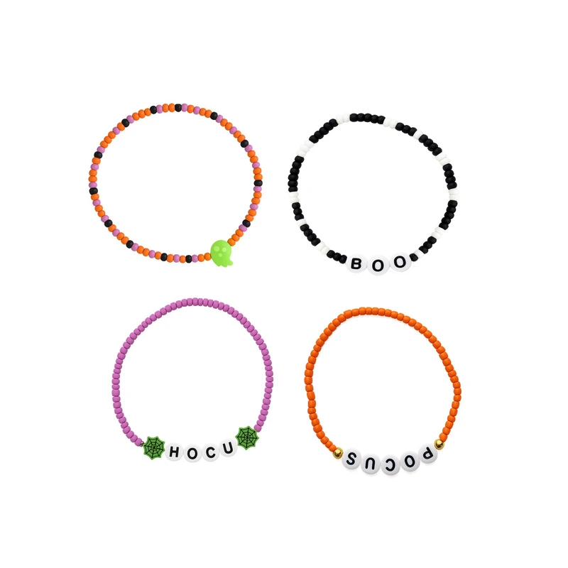 دستبند زنانه آی ام مدل مهره مجموعه 4 عددی