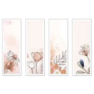 نشانگر کتاب طرح گل کد N036 بسته چهار عددی