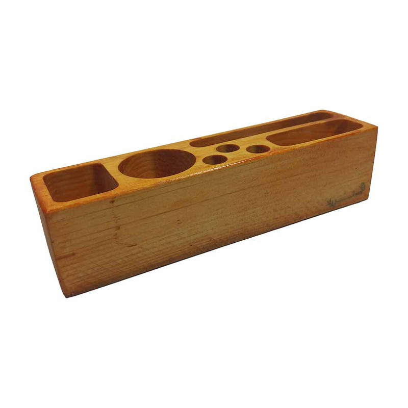 جامدادی رومیزی مستر راد طرح چوبی کد B1011