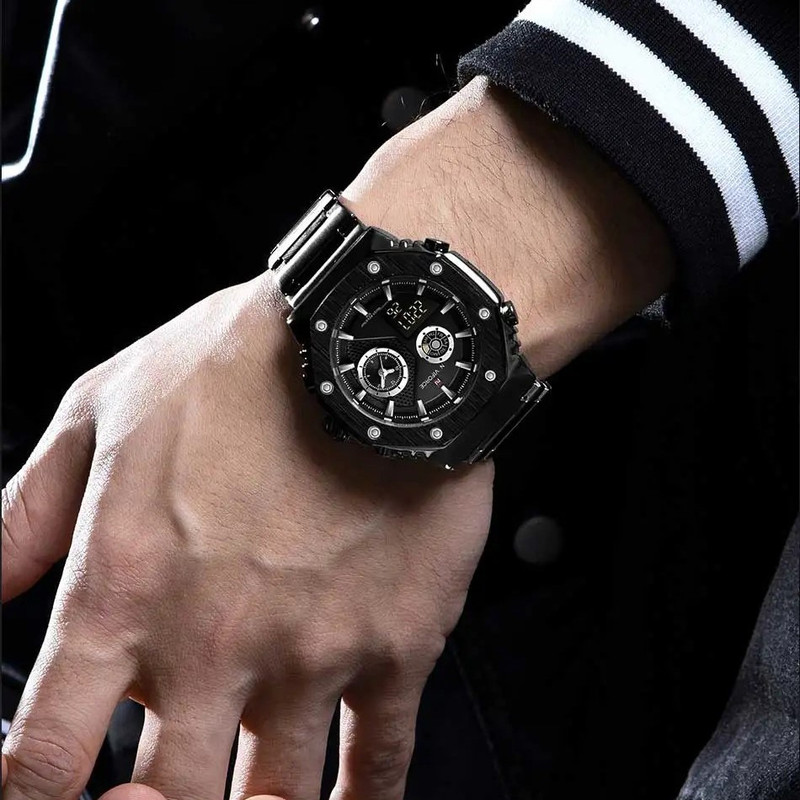 ساعت مچی عقربه‌ای مردانه نیوی فورس مدل NF9216BB