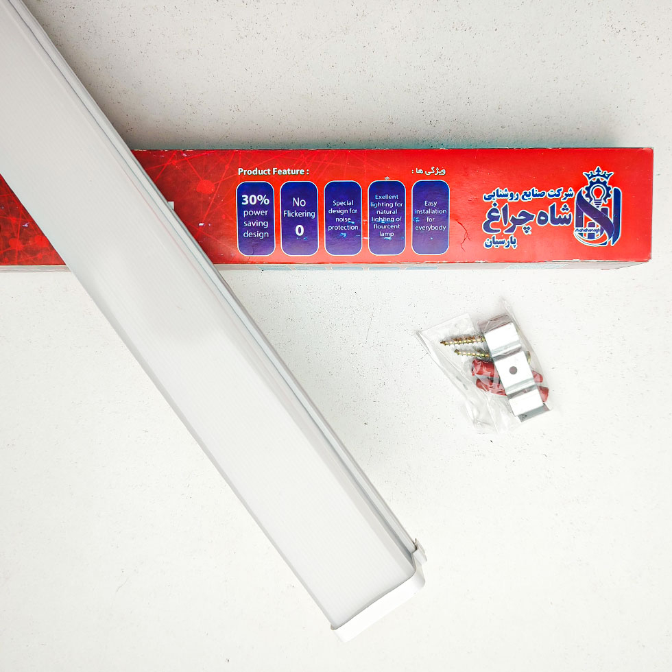 براکت مهتابی ال ای دی 40 وات شاهچراغ مدل BTL براکت مهتابی ال ای دی 40 وات شاهچراغ مدل BTL