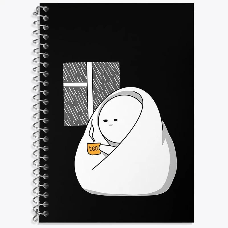 دفتر لغت 50 برگ خندالو طرح به وقت چایی کد N2973