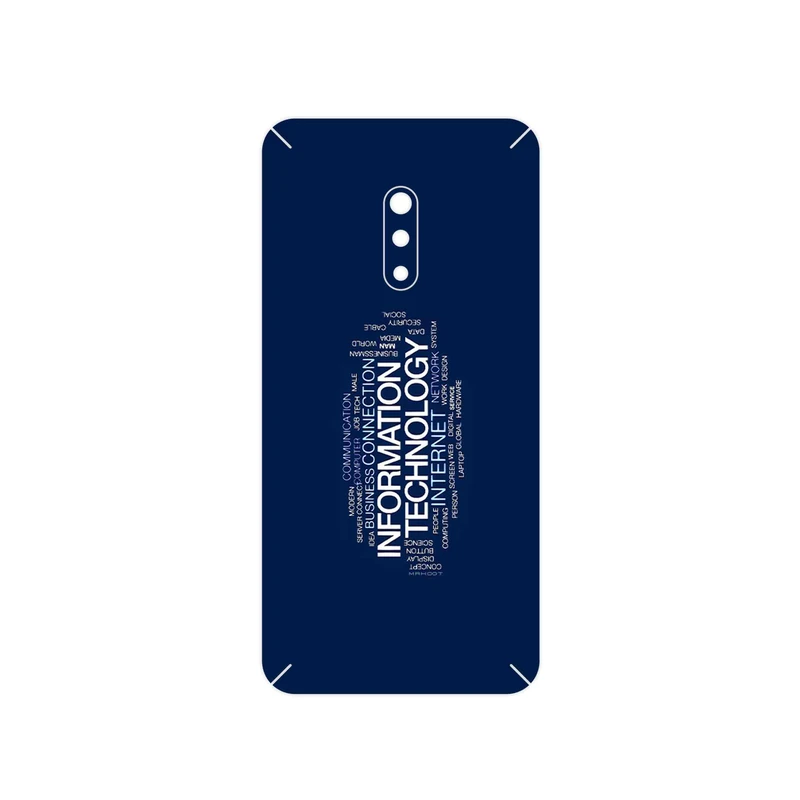 برچسب پوششی ماهوت مدل IT Science مناسب برای گوشی موبایل اپو Realme X