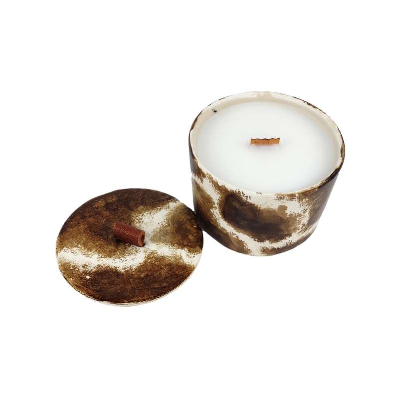 شمع دست ساز مدل لموریا