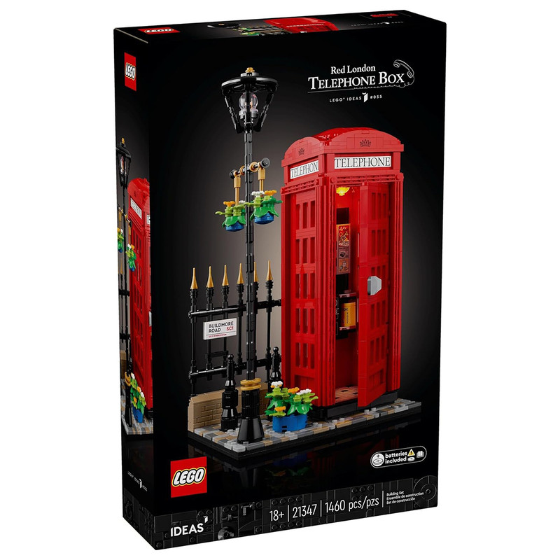 لگو سری Red London Telephone Box کد 21347