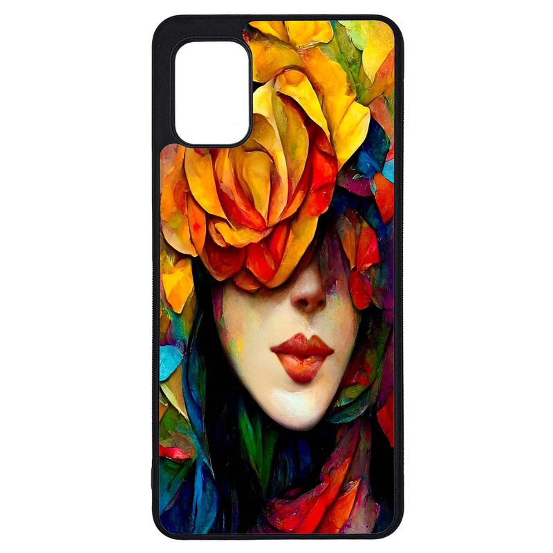 کاور طرح نقاشی چهره کد G-043 مناسب برای گوشی موبایل سامسونگ Galaxy A31