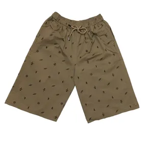 شلوارک مردانه مدل کتان زیر زانو 6626