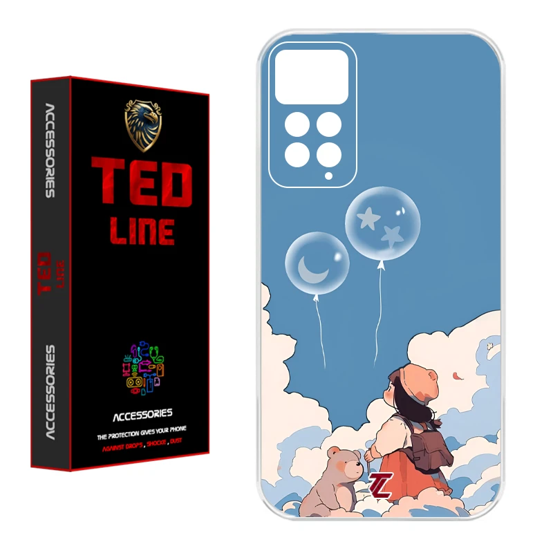 کاور تدلاین طرح دخترونه کد 1202 مناسب برای گوشی موبایل شیائومی Redmi Note 11 Pro 4G / Note 12 Pro 4G