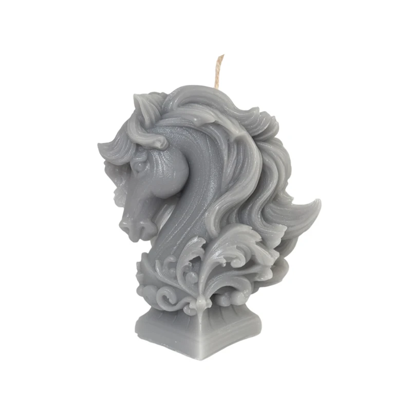 شمع دست‌ساز بدون‌بو مدل اسب زمان اتمام 20 ساعت