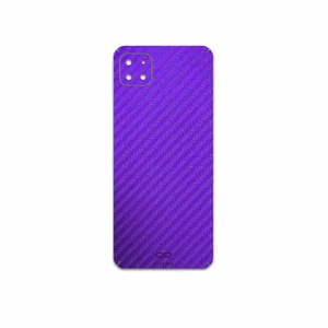 MAHOOT Purple-Fiber Cover Sticker for Samsung Galaxy A22 5G