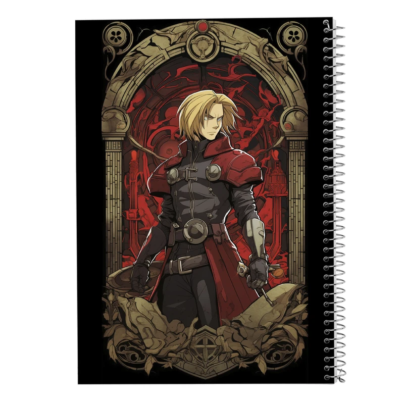 دفتر نت موسیقی 50 برگ مدوپد مدل Fullmetal Alchemist کد DF2345