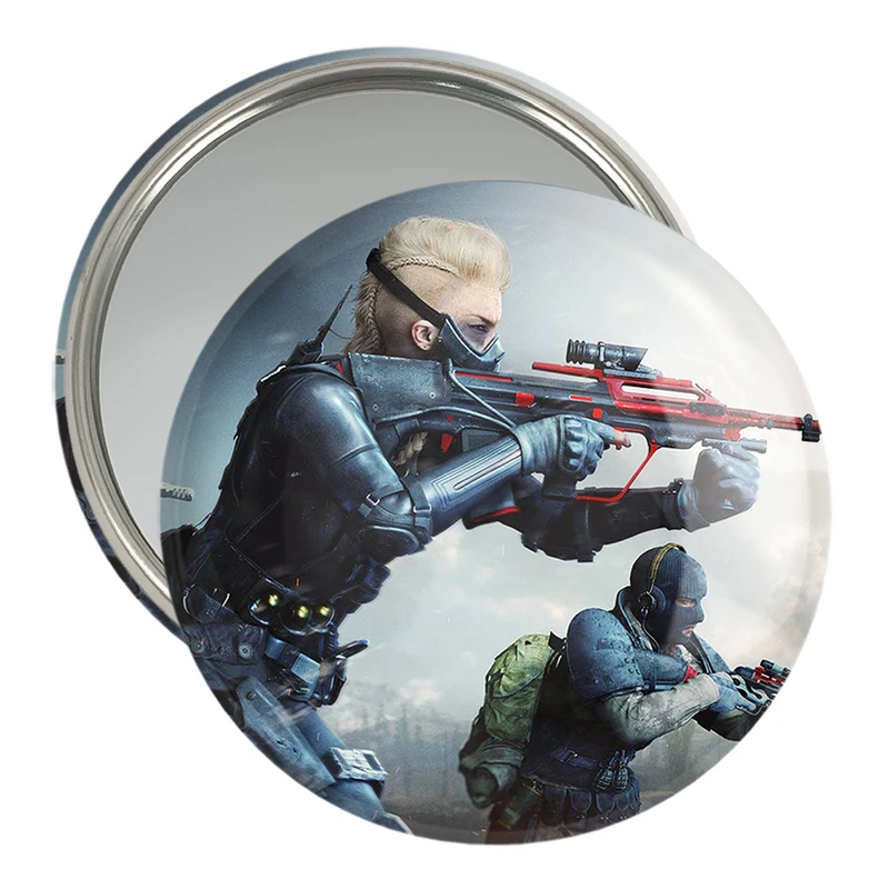 آینه جیبی خندالو مدل بازی کال آف دیوتی مدرن وارفر وارزون گوست کد 26126