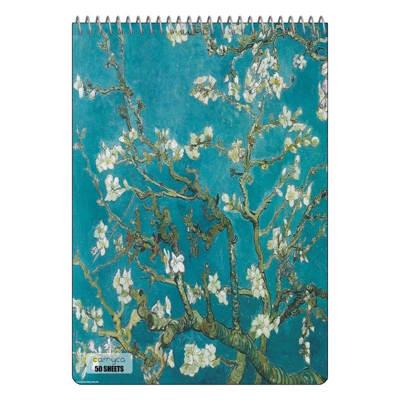 دفتر نقاشی 50 برگ سیمی کارنیکا طرح نقاشی های ون گوگ Van Gogh Paintings کد 77075