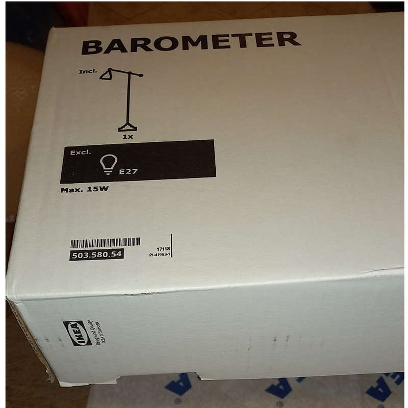 آباژور ایستاده ایکیا مدل BAROMETER