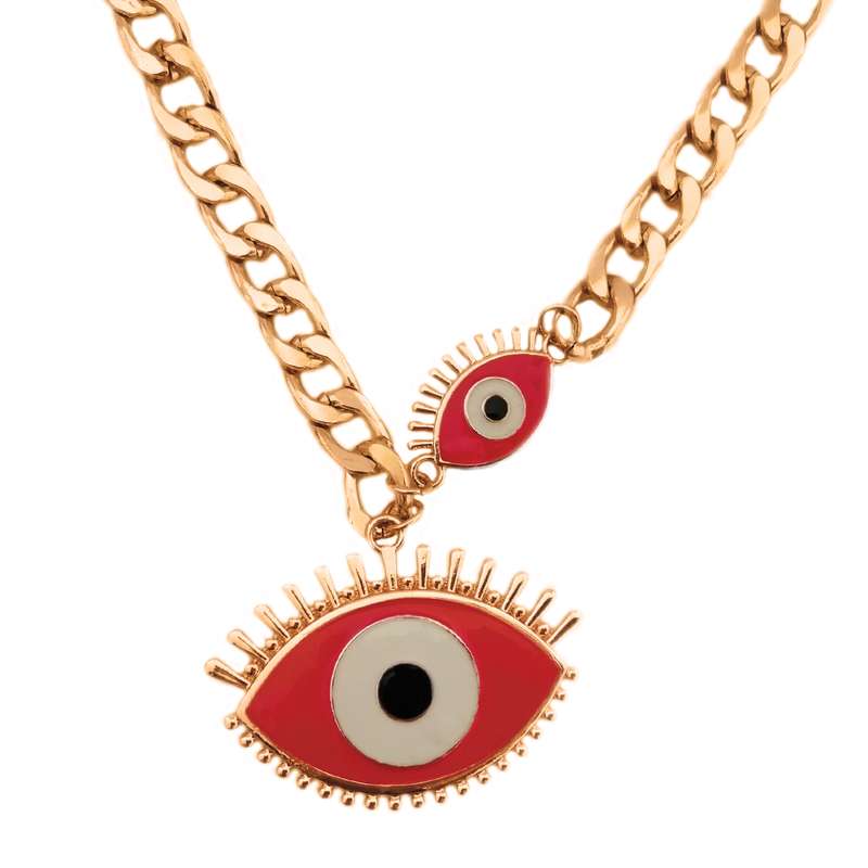 گردنبند زنانه مدل چشم T27082