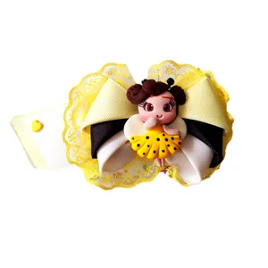 گیره مو دخترانه مدل پاپیون دختر زنبوری