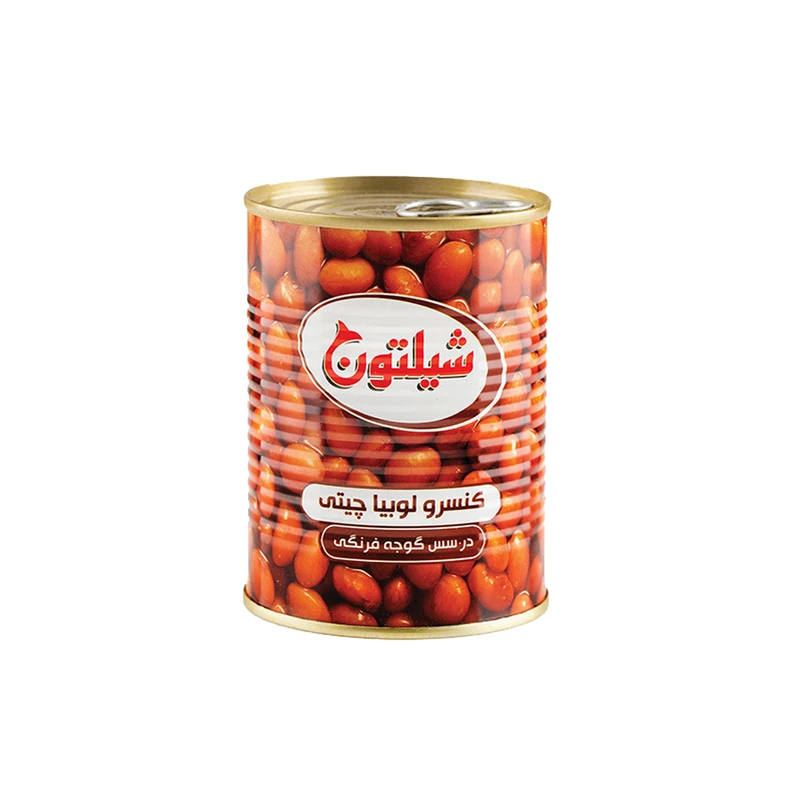  کنسرو لوبیا چیتی با سس گوجه فرنگی شیلتون - 400 گرم 