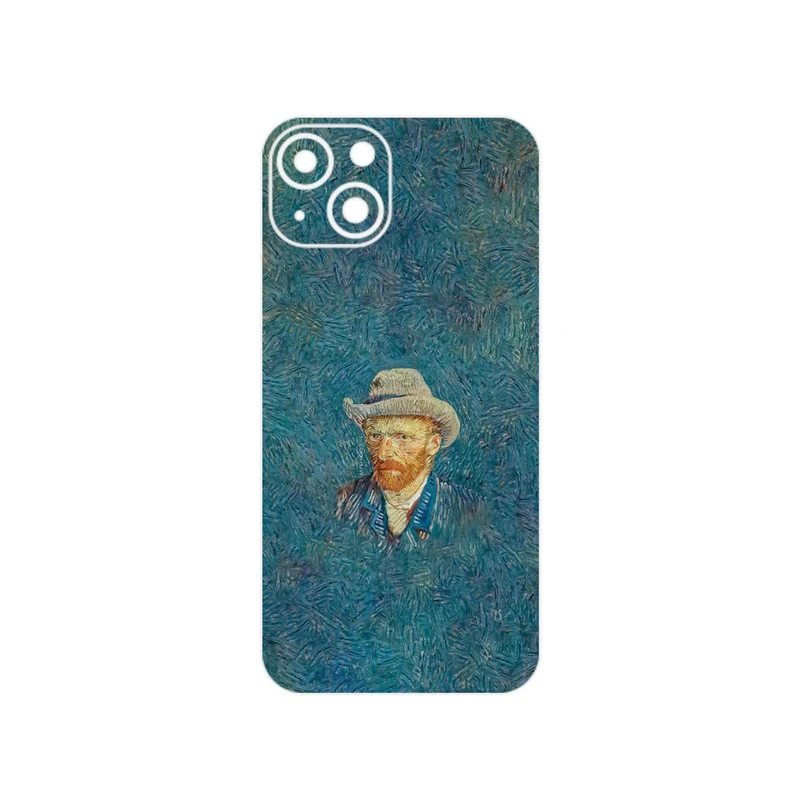 برچسب پوششی ماهوت مدل Self portrait with a gray felt hat مناسب برای گوشی موبایل اپل iPhone 13