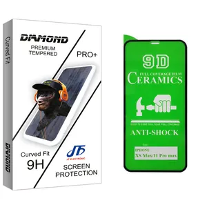 JF Diamond glass Screen Protector For Apple Iphone XS Max Iphone 11 pro Max