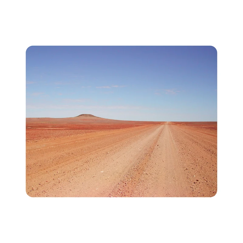 ماوس پد اطلس آبی طرح بیابان و جاده  مدل T6924