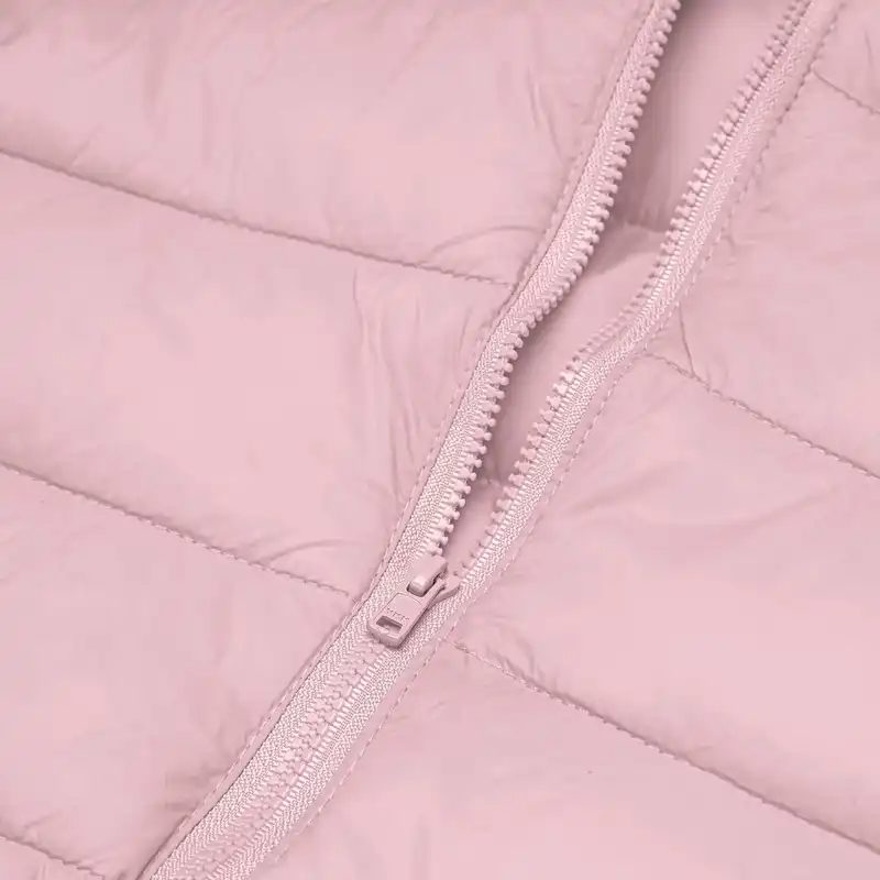 پافر زنانه جوتی جینز مدل کلاهدار کد 85854 رنگ صورتی روشن