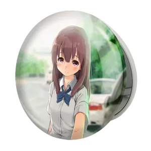 آینه جیبی خندالو طرح شوکو نیشیمیا انیمه سایلنت ویس A Silent Voice مدل تاشو کد 15776 