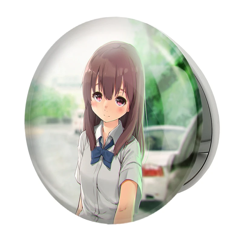 آینه جیبی خندالو طرح شوکو نیشیمیا انیمه سایلنت ویس A Silent Voice مدل تاشو کد 15776 
