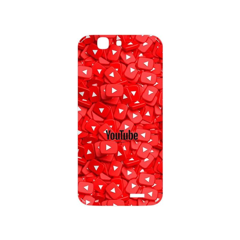 برچسب پوششی ماهوت مدل Youtube مناسب برای گوشی موبایل هوآوی Ascend G7