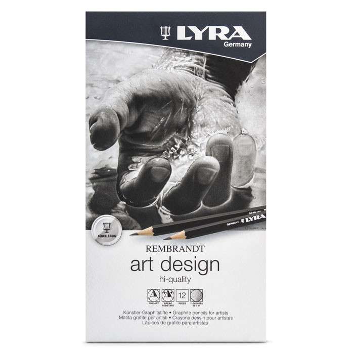 مداد طراحی لیرا مدل art design مجموعه 12 عددی