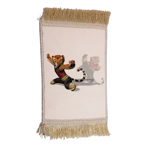 فرش ماشینی دیوارکوب مدل پاندا کونگ فو کار کد 14