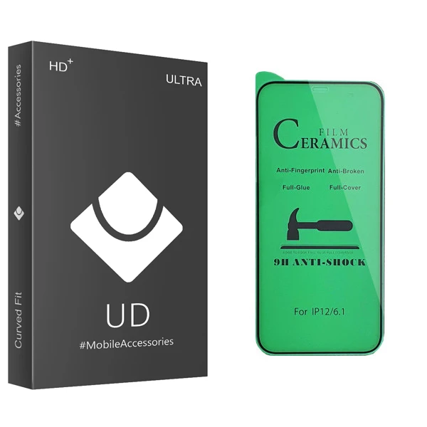 محافظ صفحه نمایش سرامیکی یو دی مدل ULTRA مناسب برای گوشی موبایل اپل iPhone 12