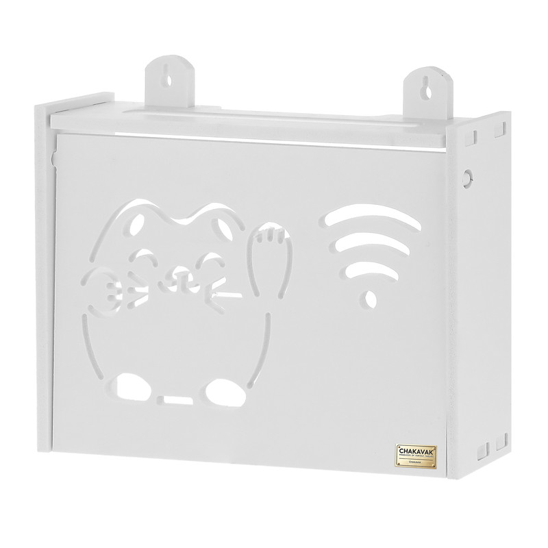 شلف دیواری چکاوک مدل جای مودم طرح Wifi
