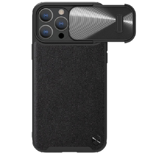 کاور نیلکین مدل  CamShield Leather S Case مناسب برای گوشی موبایل اپل  iPhone 14 Pro Max