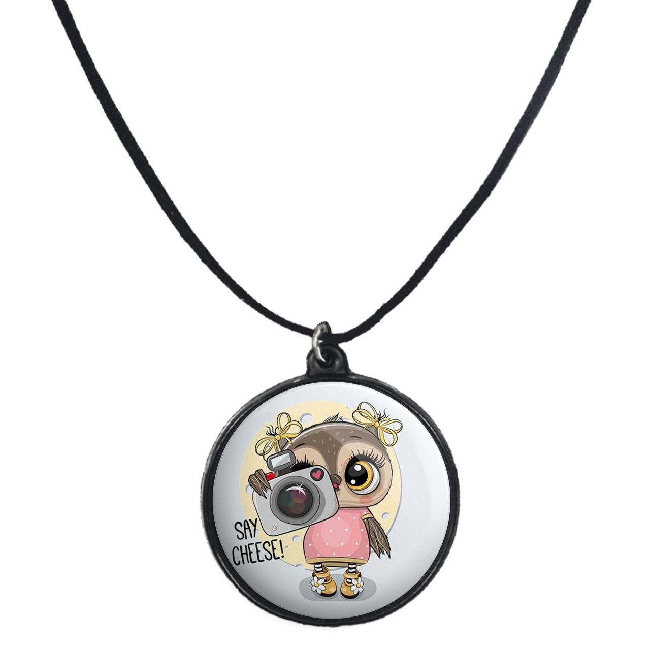 گردنبند پرمانه طرح عکاس کد pmb.5121 مدل دو طرفه