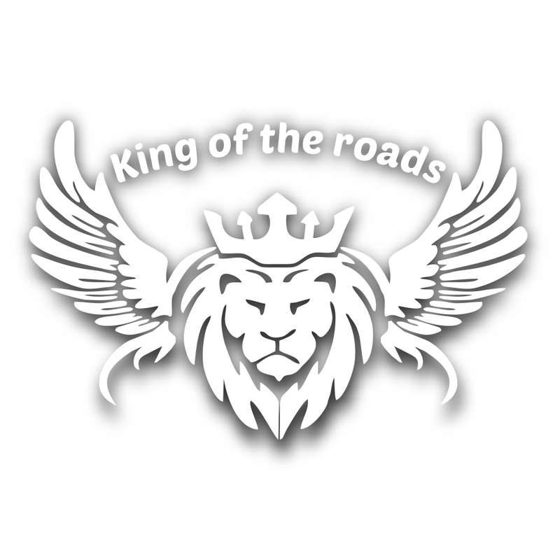 برچسب بدنه خودرو ماتریسیو طرح شیر King of the roads کد M95