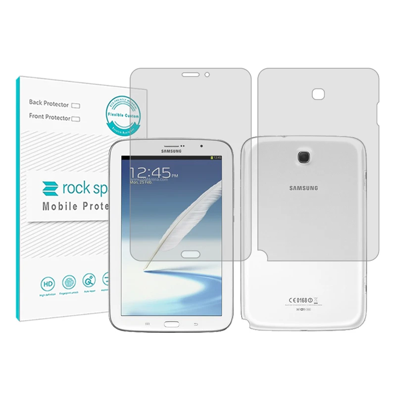 محافظ صفحه نمایش شفاف راک اسپیس مدل Hygel مناسب برای تبلت سامسونگ Galaxy Note 8.0 به همراه محافظ پشت تبلت