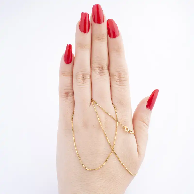 زنجیر نقره زنانه مدل ونیزی