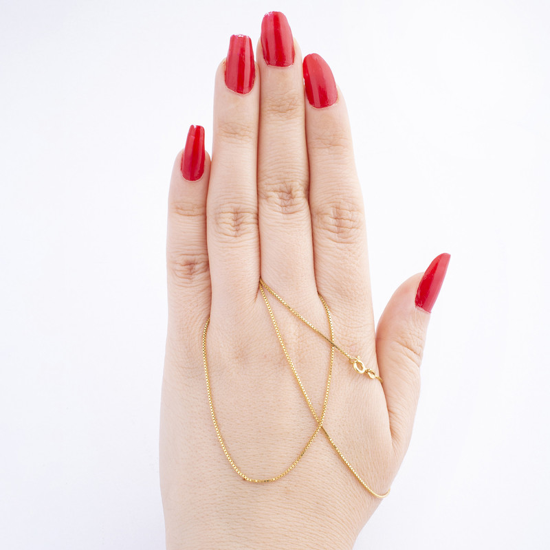 زنجیر نقره زنانه مدل ونیزی