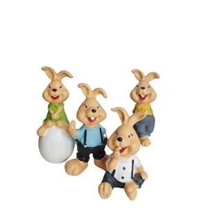 مجسمه مدل خرگوش مجموعه 4 عددی