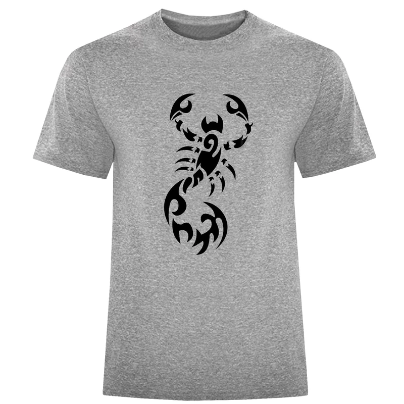 تیشرت آستین کوتاه مردانه طرح عقرب کد W150