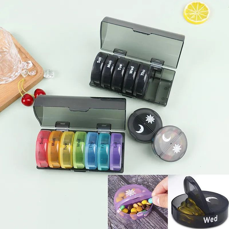 جعبه نگهدارنده دارو مدل Rainbow جعبه نگهدارنده دارو مدل Rainbow