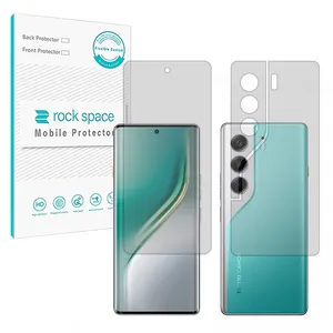 Rock space Resistant model transparent screen protector suitable for Tecno Camon 40 Pro mobile phone along with the back protector