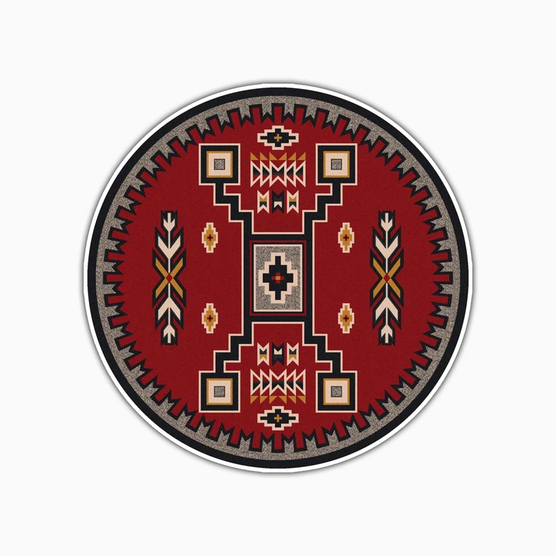 استیکر لپ تاپ و موبایل بووم طرح فرش مدل Dakota کد TR54