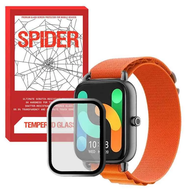 بند اسپایدر مدل LOOP ALPINE مناسب برای ساعت هوشمند هایلو RS4 PLUS به همراه محافظ صفحه نمایش