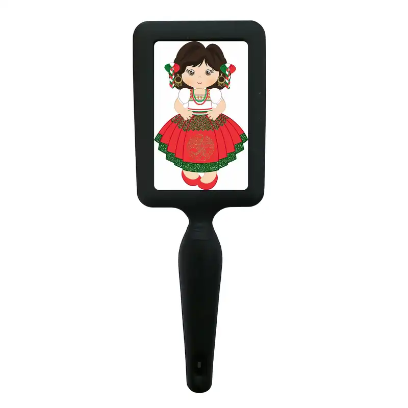 برس مو طرح نقاشی دختر مدل B1509