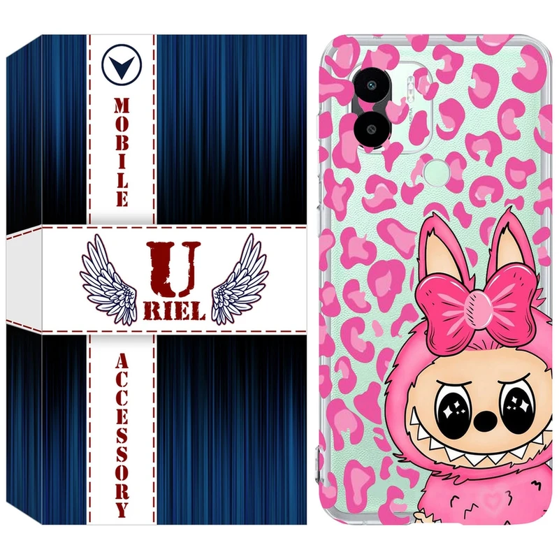 کاور یوریل مدل Clear کد 107 طرح لبوبو مناسب برای گوشی موبایل شیائومی Redmi A1 Plus / A2 Plus
