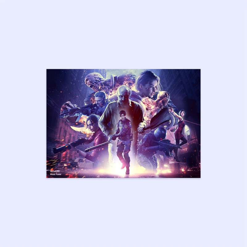 پوستر هومرو مدل فلزی طرح رزیدنت اویل کد PS728