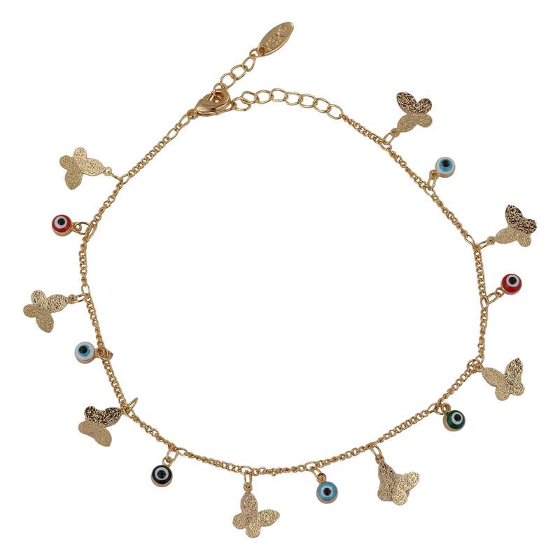 پابند زنانه وای اس ایکس مدل چشم نظر کد P130