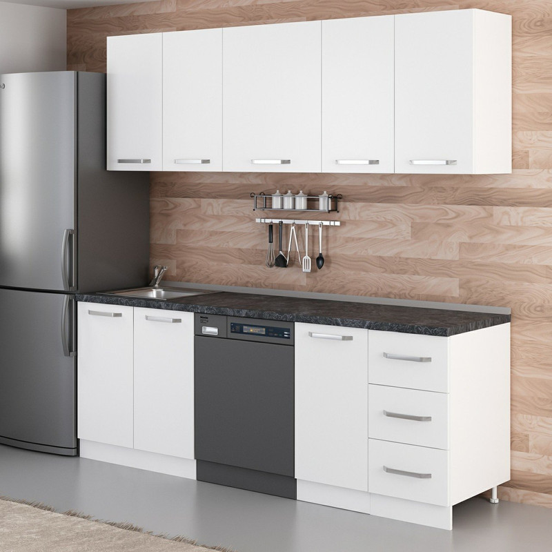 کابینت آشپزخانه مدل B-2 Minar 220 cm مجموعه دو عددی